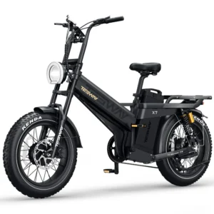 TESWAY X7 AWD Dual Motor Electric Bike | 3600W Peak Power, 200NM Torque & 52V 60Ah Fat Tire E-Bike