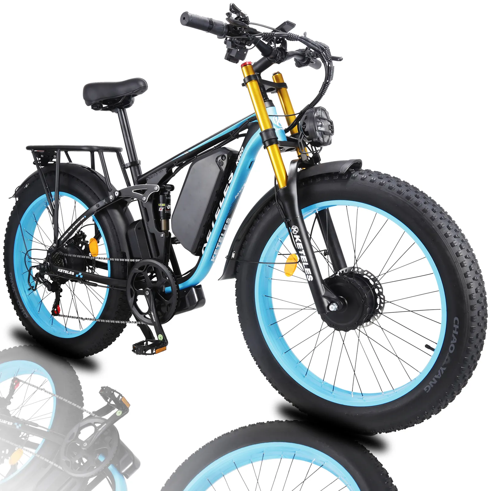 KETELES K800 Pro 2000W Dual Motor Electric Bike