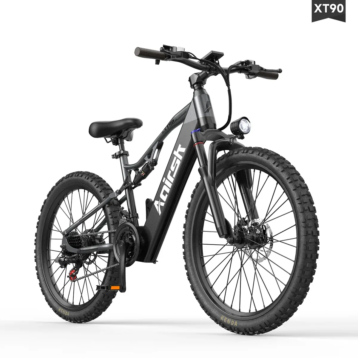 FREEBOY XT90 Electric Bike – Dual Suspension, 26″, 21-Speed Shimano, 48V 20Ah